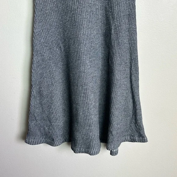 Zara Size S Charcoal Knit Mini Dress - Picture 3 of 6